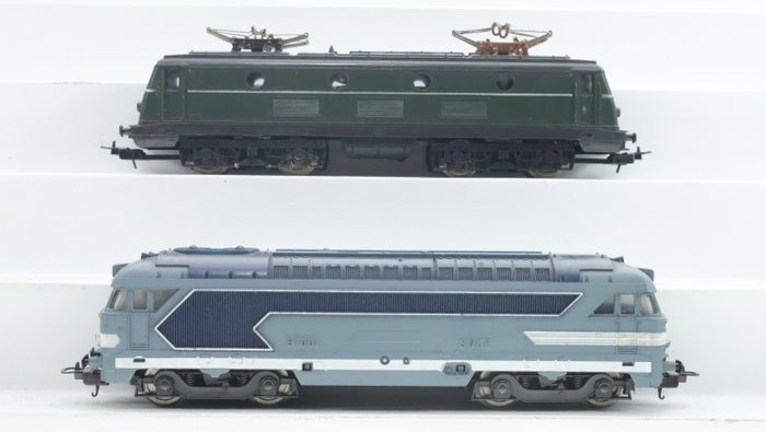 Lima H0 - Diesel locomotive, Electric locomotive - Electric locomotive series/series 125 and diesel locomotive BB 67000 - NMBS, SNCF