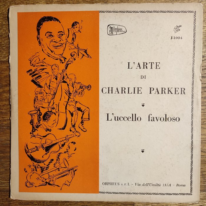 Charlie Parker - L'arte Di Charlie Parker - L'uccello Favoloso - Vinyl, 10 ", 33 RPM, LP Record - 1955