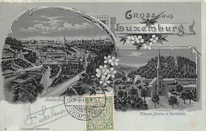 Luxemburg - Städte und Landschaften - Postkarten (80) - 1902
