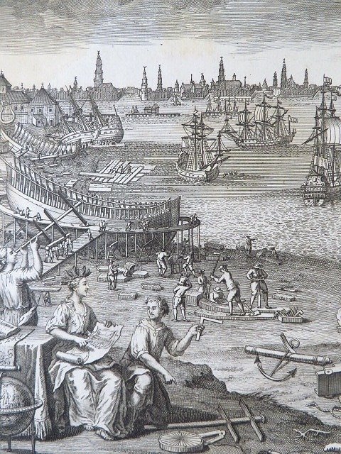 Jean-Baptiste Torchet de Boismêlé - Histoire générale de la Marine, ‎contenant son origine chez tous les peuples du monde - 1744/1746