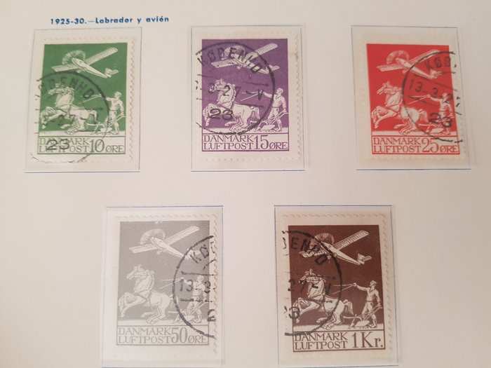 Denemarken 1907/1992 - Collection in album and on sheets with interesting values.