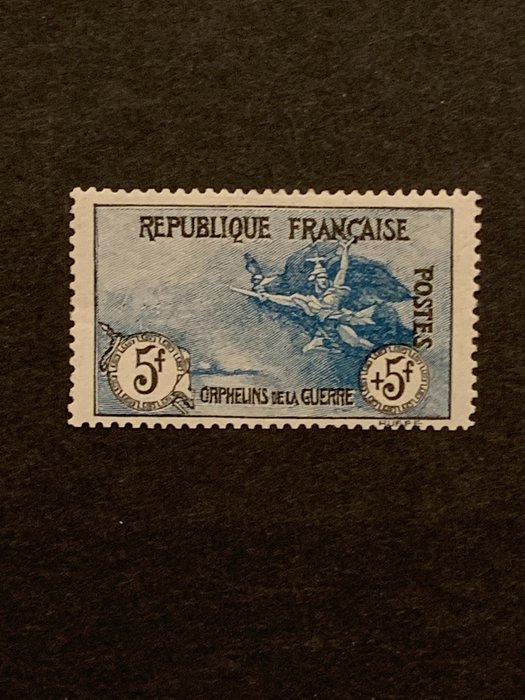 Frankrijk 1917 - Prachtige Yvert 155 orphins de la guerre in hele mooi ongebruikte  staat CW € 2100 - Yvert 155