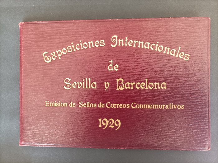 Spain and Colonies 1929/1929 - International Exhibition Barcelona/Seville values, commemorative stamps, issue 1929 - Catálogo Valores Exposición Internacionall de Barcelona y Sevilla 1929, Españoles y Colonias