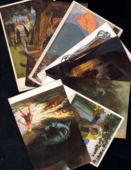 Deutschland - Fantasie, Städte und Landschaften - Postkarten (Sammlung) - 1897-1942