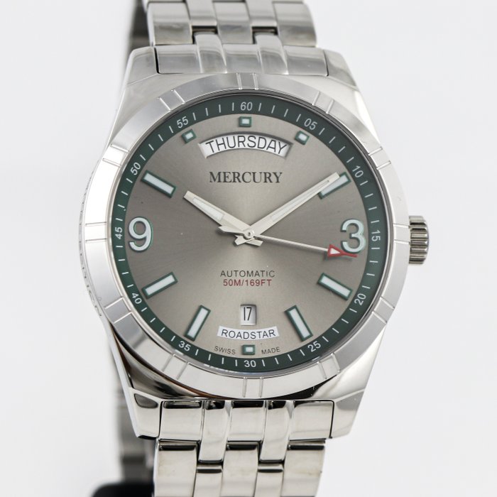 Mercury - Roadstar - Limited Edition - Automatic Swiss Watch - MEA477-SS-2 - Bez ceny minimalnej
 - Mężczyzna - 2011-obecnie