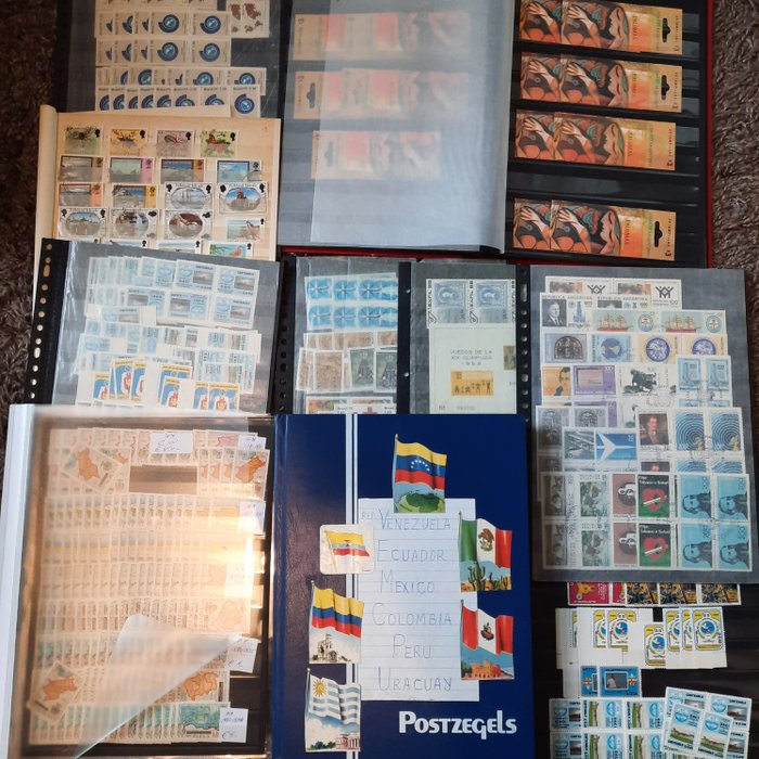 South America - Latin America with mini sheets, booklets etc. nice whole
