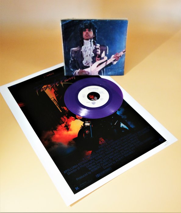 Prince And The Revolution - Purple Rain [Purple Promo Pressing] - 45 rpm Single - Pressage de promo, Vinyle de couleur - 1984/1984