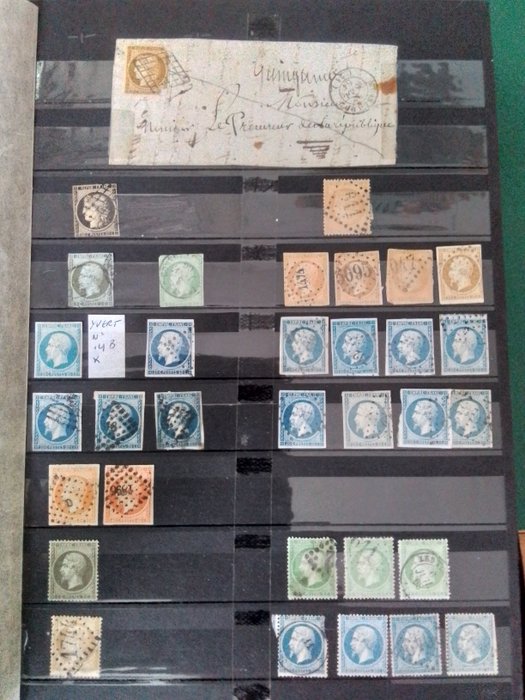 France 1849 - Elaborate and sizeable France collection and batch, without reserve price - Yvert & Tellier