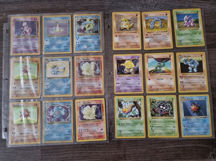 The Pokémon Company - Collection pokemon oldschool holo kaarten + shadowless Pokémon cards