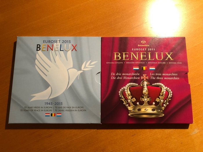 Benelux. BeNeLux set 2011/2015 BU - (Triple sets) - (2 items)