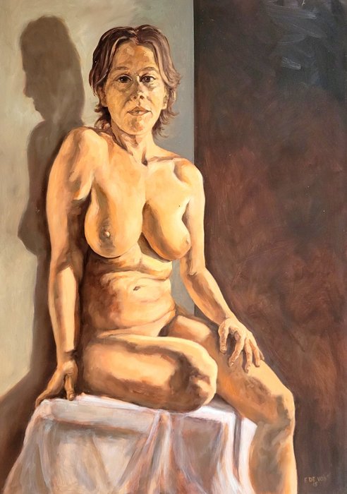 François de Vos (1955-2019) - Impressionistisch vrouwelijk naakt