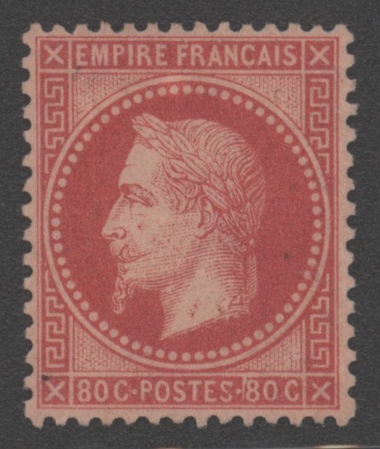 France 1867 - Type Napoleon stamp, mint with hinge. - Yvert 32
