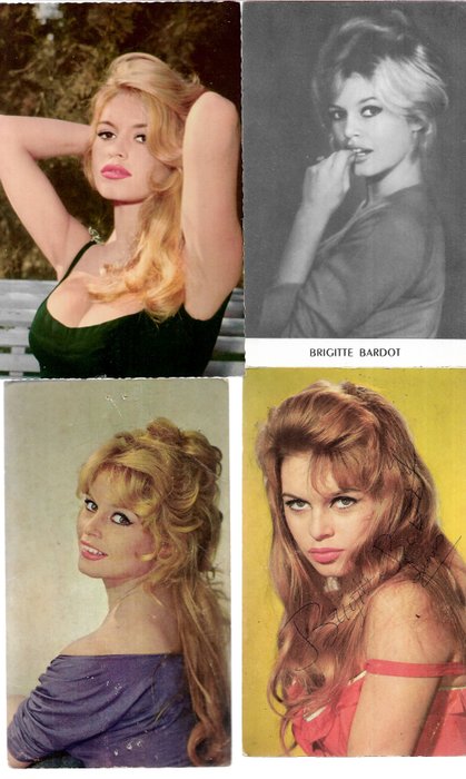 Frankreich - karten Sänger Schauspieler und Schauspielerinnen - Postkarten (Set von 75) - 1930-1970