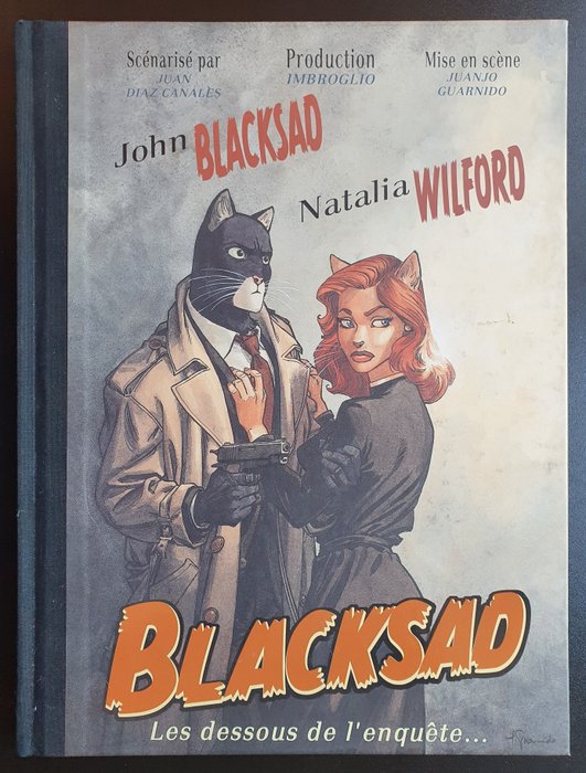 Blacksad - Les Dessous de l'enquête - C - 2ème édition - (2002)