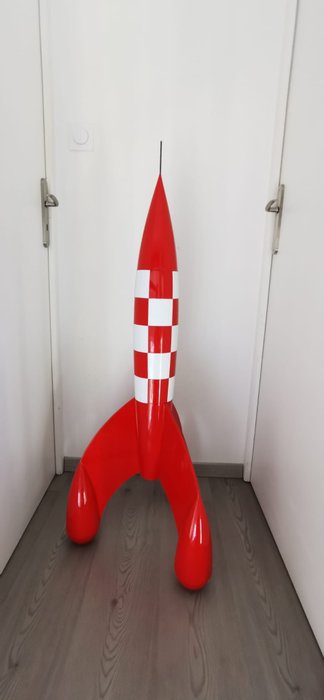 Tintin - Statuette Aroutcheff - La fusée (114cm) - (1986)