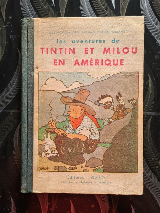 Tintin T3 - Tintin et Milou en Amérique - OgéO / Cœurs Vaillants - C - First edition - (1934)