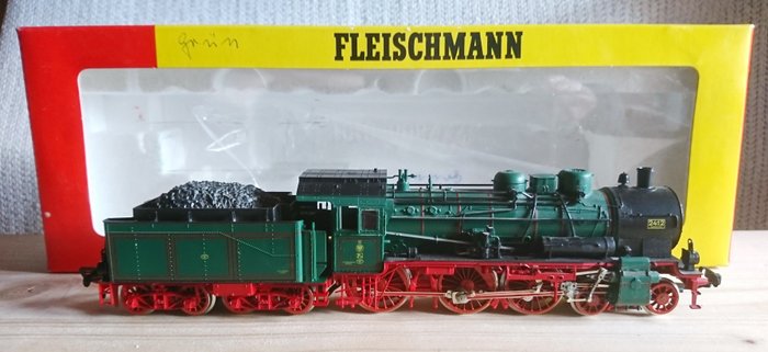 Fleischmann H0 - 4800 - Stoomlocomotief met tender - Beperkte editie - KPEV