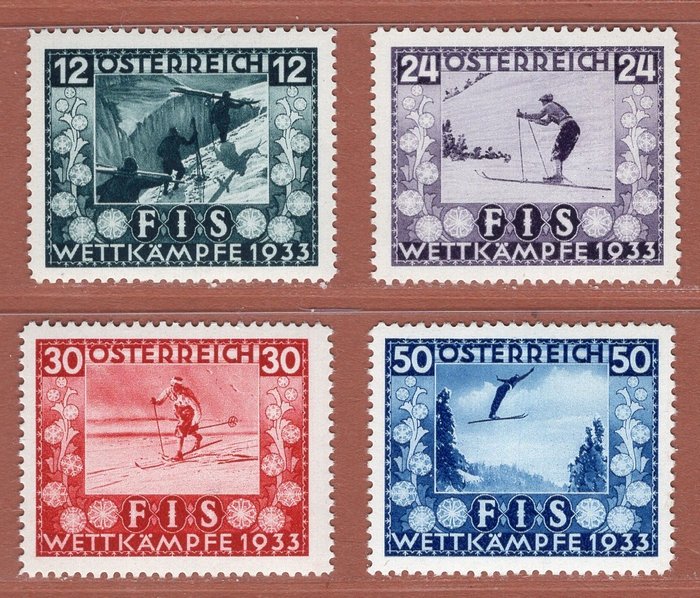Austria 1933 - “FIS I” - ANK 551-554