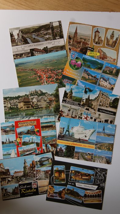 Deutschland - Box mit ca. 1000 Postkarten gr. Format farbig/ teilweise s/w fast alle mit Siegel - Postkarten (Sammlung von 1000) - 1970-2005