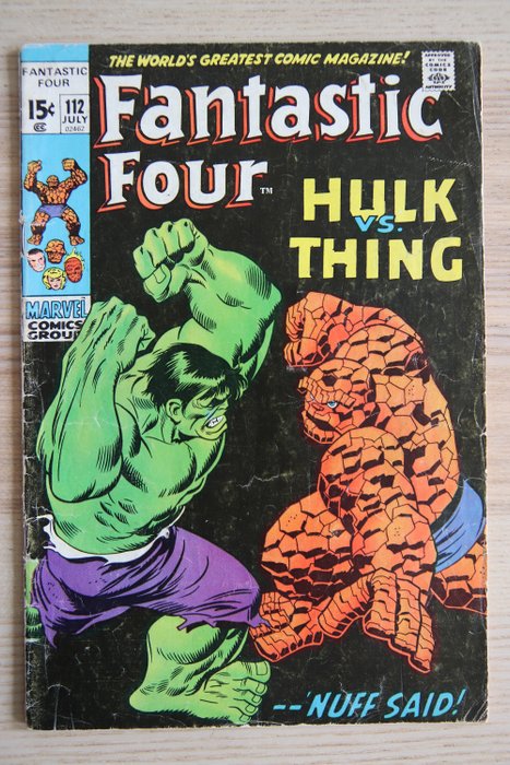 Fantastic Four 112 - Hulk vs Thing