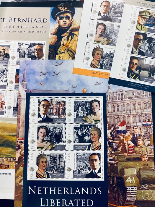 Monde - Theme collection Aviation, Shipping and War, MNH and blank