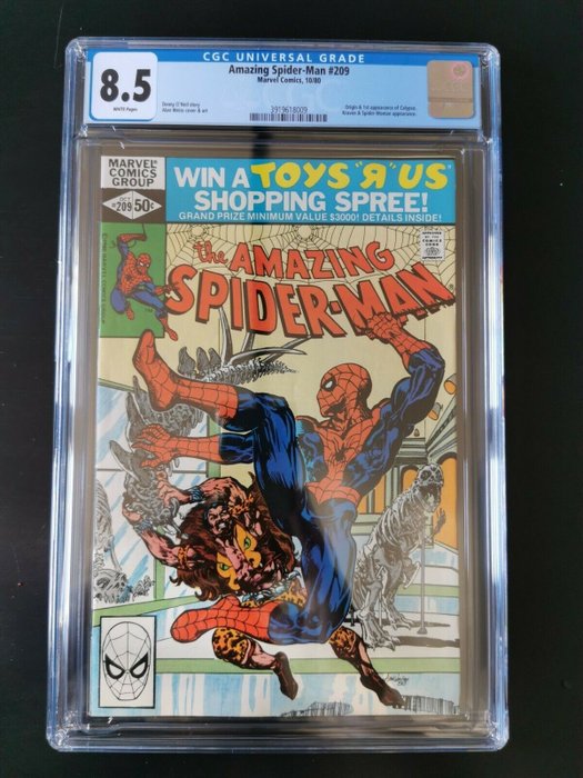 Amazing Spider-Man #209 - Amazing Spider-Man #209 CGC 8.5 - Geniet - Eerste druk - (1980)
