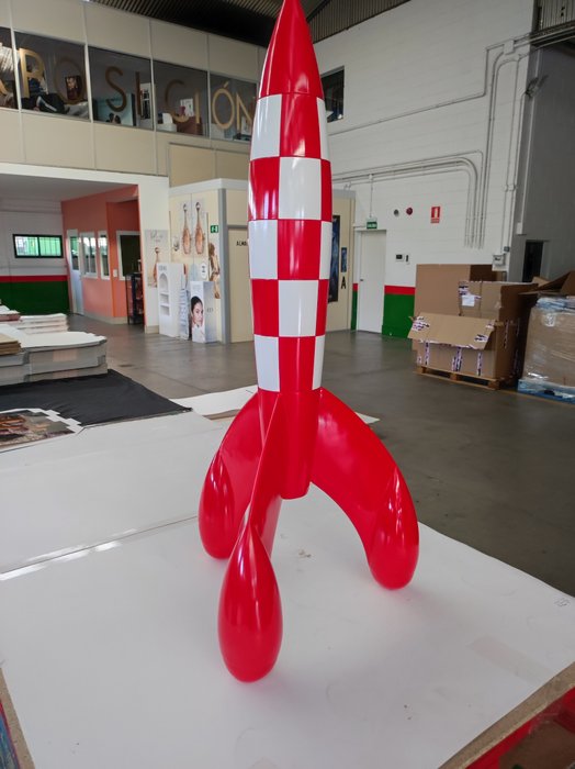 Tintin - Statuette Moulinsart 46993 - La Fusée (90cm) - (2017)
