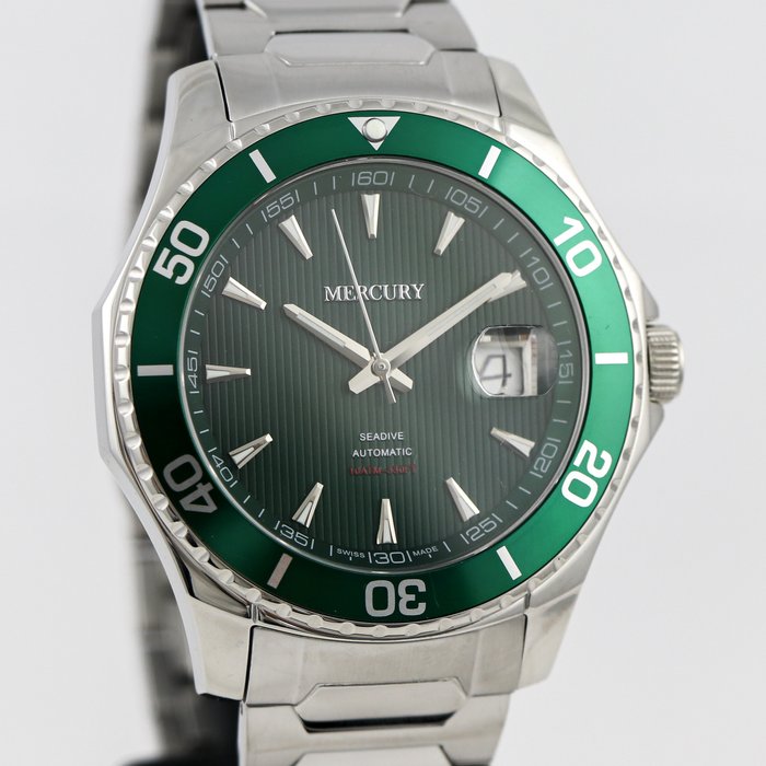 Mercury - NEW MODEL - SEADIVE - Automatic Swiss Watch - MEA481-SS-12 - No Reserve Price - Men - 2011-present