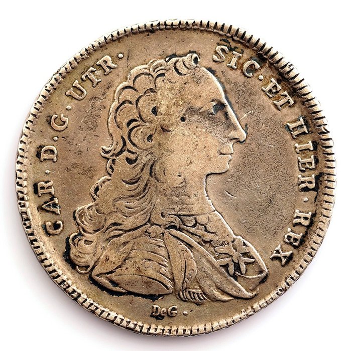 Imperio Español. Carlos III (1759-1788). Piastra da 120 Grana 1752 Napoles - Escasa