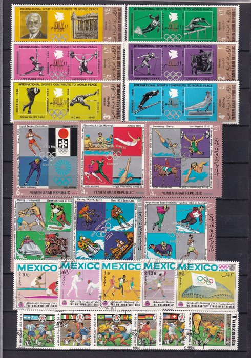 Monde - Topical stamps: Sports