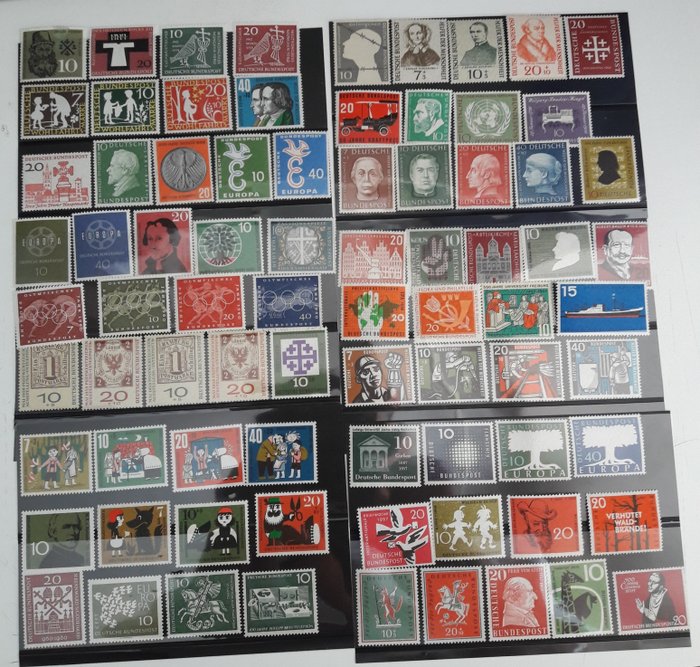 Duitsland, Bondsrepubliek 1954/1999 - Verzameling van circa 1500 postfrisse zegels en 45 postfrisse blokken