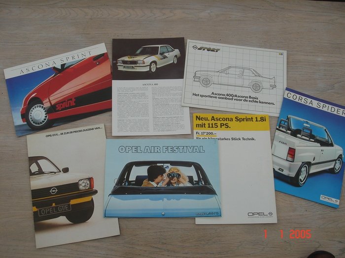Brochures/catalogues - Opel