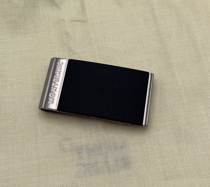 Montblanc - Stainless Steel & Rubber - Money clip - Catawiki