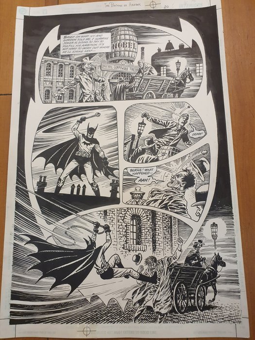 Batman #20 - The Batman of Arkham - Original Artwork by Alcatena