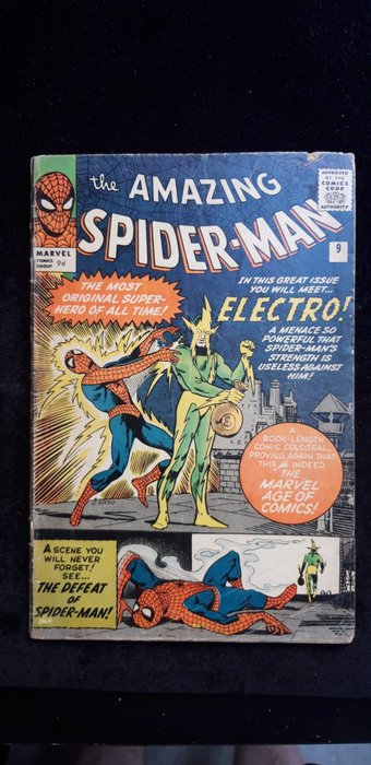 The Amazing Spider-Man 9 - 1st Appearance of Electro - (1964)