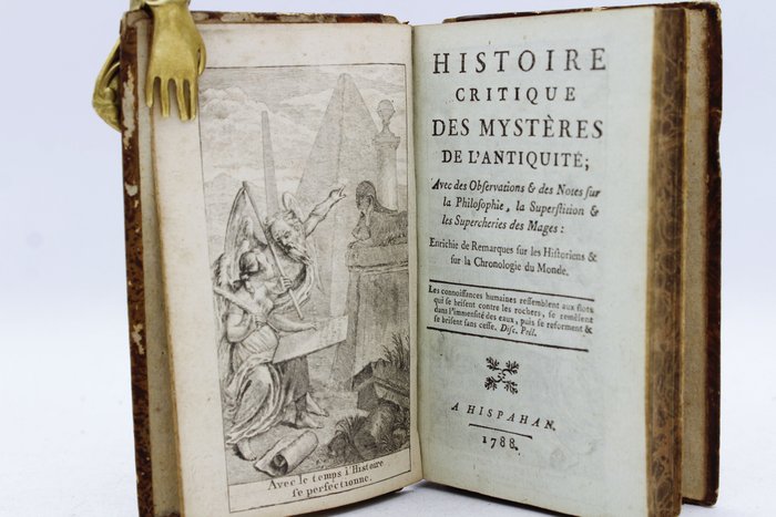 Louis Guillemain de Saint Victor - Histoire critique des mystères de l'Antiquité; avec [...] et la Supercherie des Mages - 1788