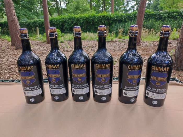 Chimay - Grande Réserve fermentée en barriques Rhum oak aged 2021 limited edition - 75cl - 6 bottiglie