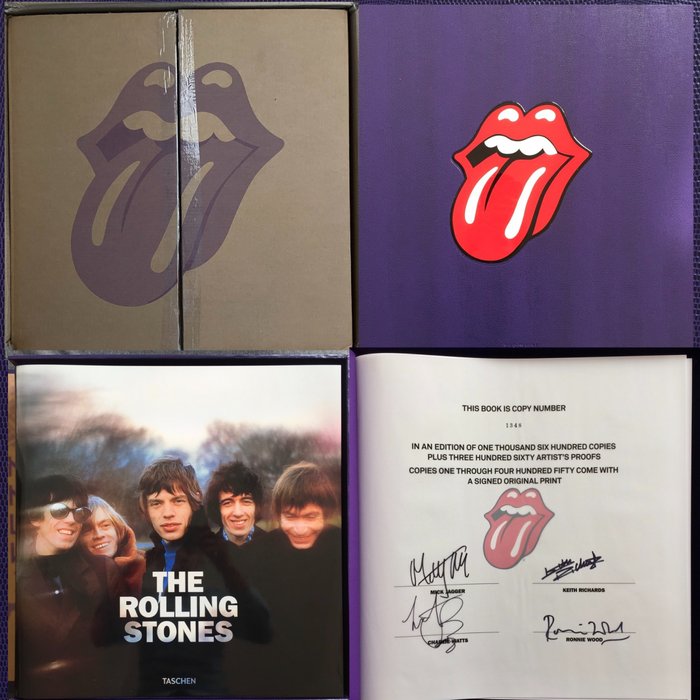 De Rolling Stones - Taschen SUMO XXL - Beperkte oplage, Boek, Ondertekende memorabilia (originele handtekening) - 2014/2014