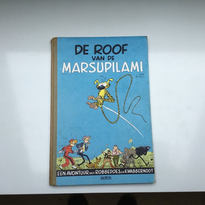 Robbedoes en Kwabbernoot 5 - De roof van de Marsipulami - Hardcover - First edition - (1954)