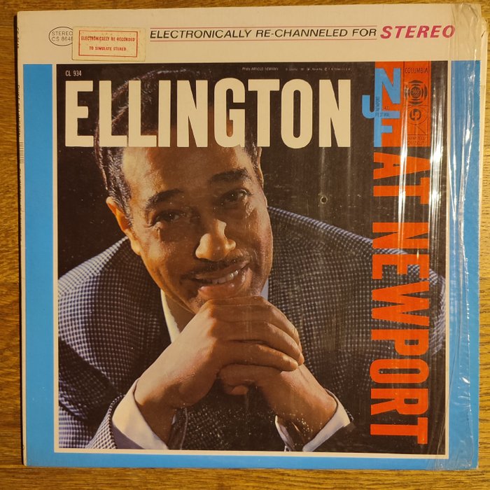 Duke Ellington - Ellington at Newport (1st Stereo Pressing) / Ellington on the air (Rare Pressing) /Paris Jazz Party - LP Album - 180 gram, 1st Pressing - 1963/1983