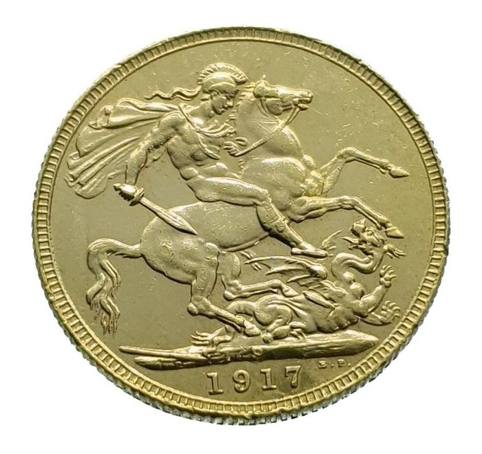 Australia. Sovereign 1917-S George V