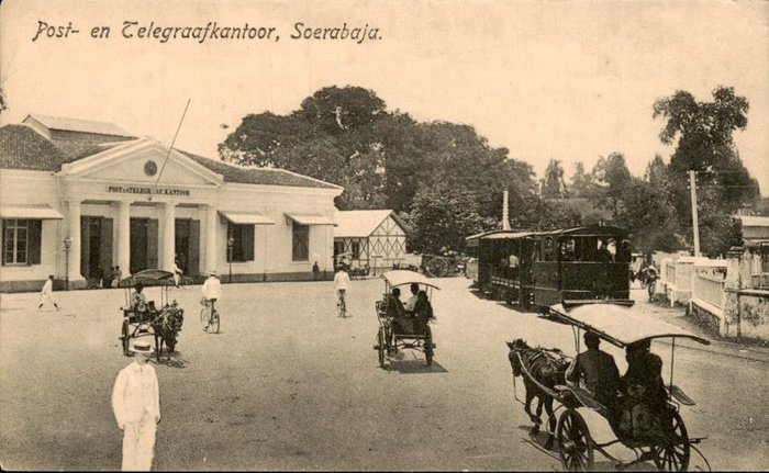 Indonesia, Netherlands - Dutch East Indies - with Steam Tram - Tram - Postcards (Collection of 23) - 1900-1930