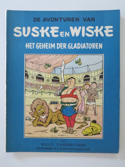 Suske en Wiske BR-05 - Het geheim der gladiatoren - Softcover - Erstausgabe - (1955)
