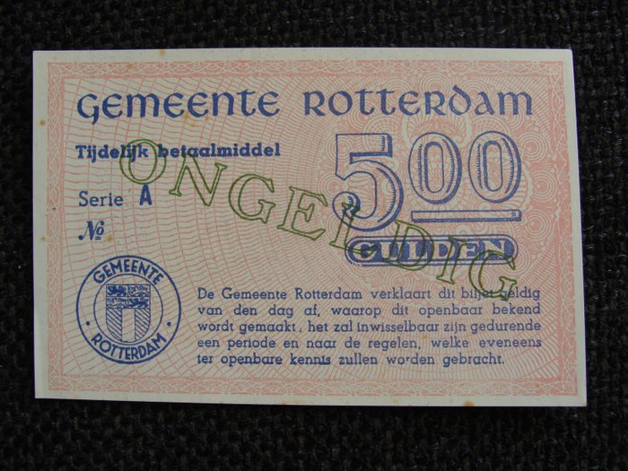 Netherlands - Rotterdam - 5 Gulden 1944 - PL842.3.b