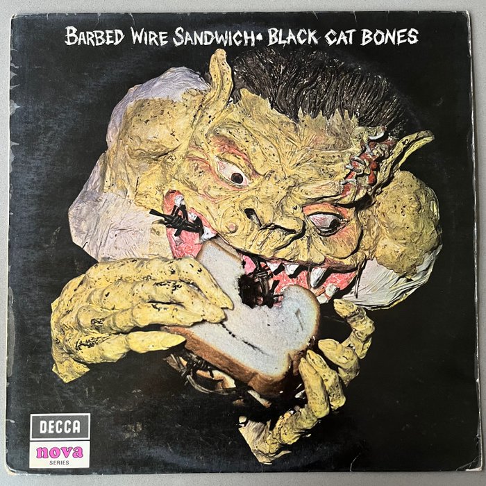 Black Cat Bones - Barbed Wire Sandwich (German 1st pressing) - LP Album - Stereo - 1970/1970