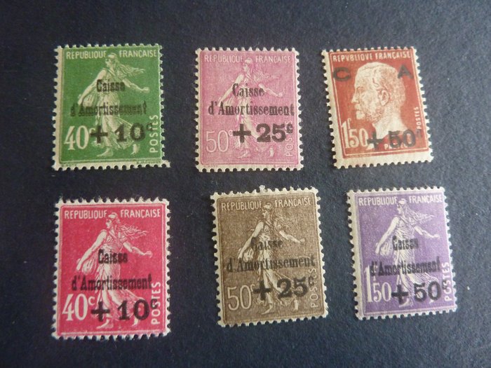 France 1929/1930 - Series 3 et 4 - Yvert et Tellier