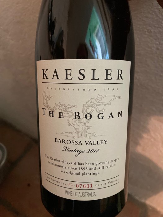 2015 Kaesler 'The Bogan' Shiraz - Barossa Valley - 6 Bottles (0.75L)