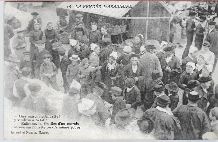 Frankreich - Marktkarten Frankreich - Postkarten (Set von 20) - 1910-1930