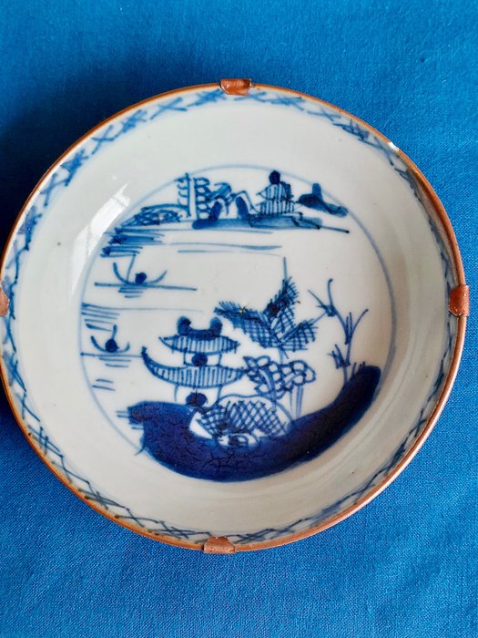 Ciotola (2) - Blu e bianco - Porcellana - Cina - Dinastia Qing (1644-1911)