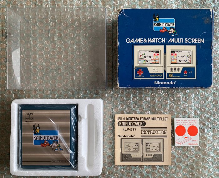 1 Nintendo Game & Watch - Multi Screen - Rain Shower - Palmare - Nella scatola originale
